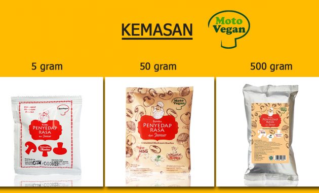 Kemasan Produk Kaldu Jamur motovegan