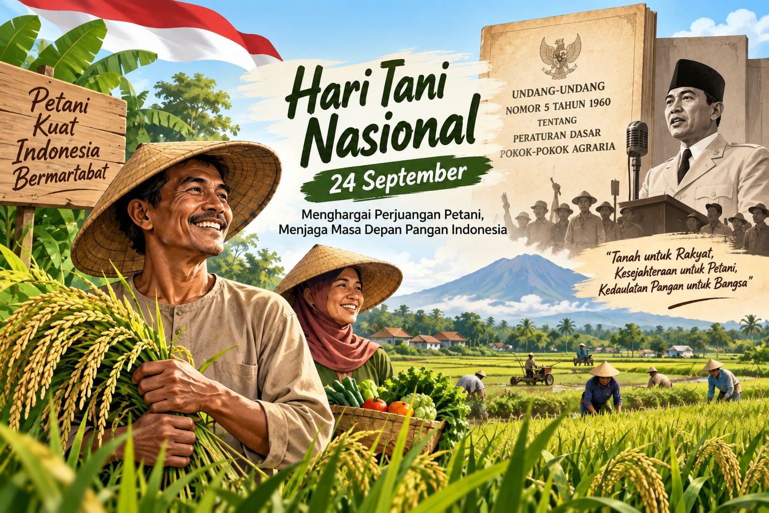 Sejarah Hari Tani Nasional 24 September